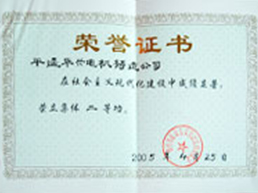 榮譽(yù)證書(shū)